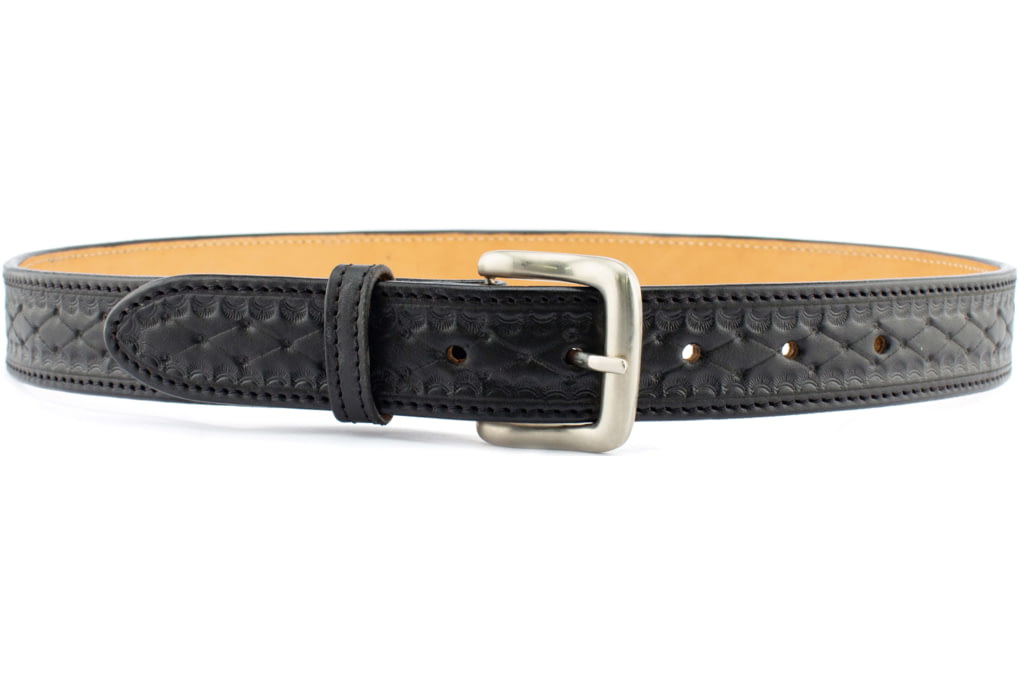 Tagua Gunleather Texas Patterned Gun Belt, Black, 36-img-0