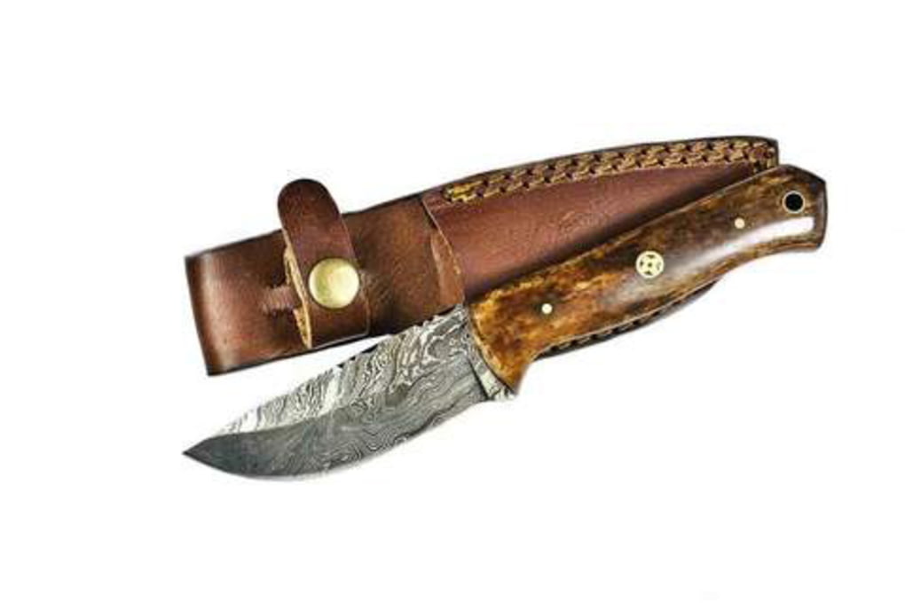 Titan International Knives Damascus Knife Hunting -img-0