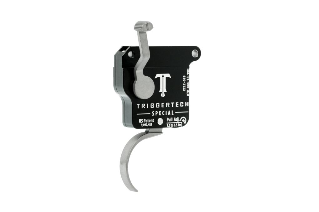 Stainless Triggertech Rem 700 Left Special Curved Clean R7L-SBS-13-TNC 