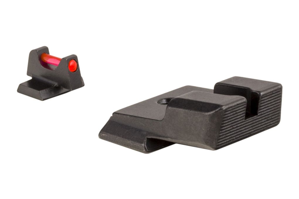 Trijicon Fiber Optic Pistol Front/Rear Sight Set, -img-0
