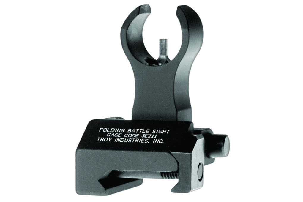 Troy Iron Sight, AR-15, Front Tactical w/HK Style Housing, Black-img-0
