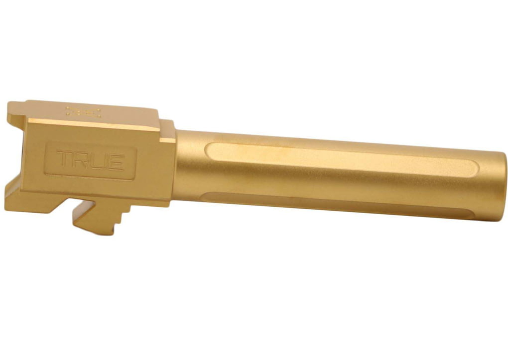 True Precision Glock 19 Non-Threaded Barrel, Gold -img-0