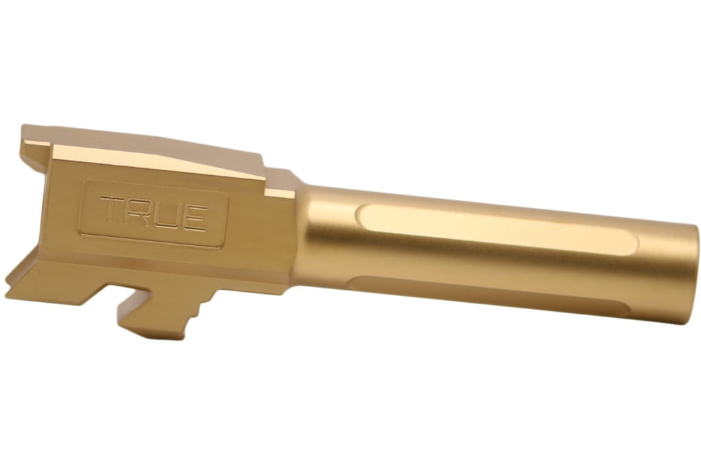 True Precision Glock 43 Non-Threaded Barrel, Gold -img-0