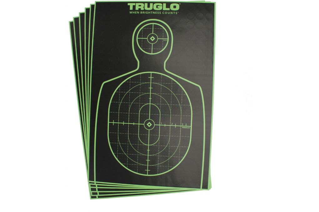 TruGlo Handgun Target 12x18in., 6 Pack, TG-TG13A6-img-0