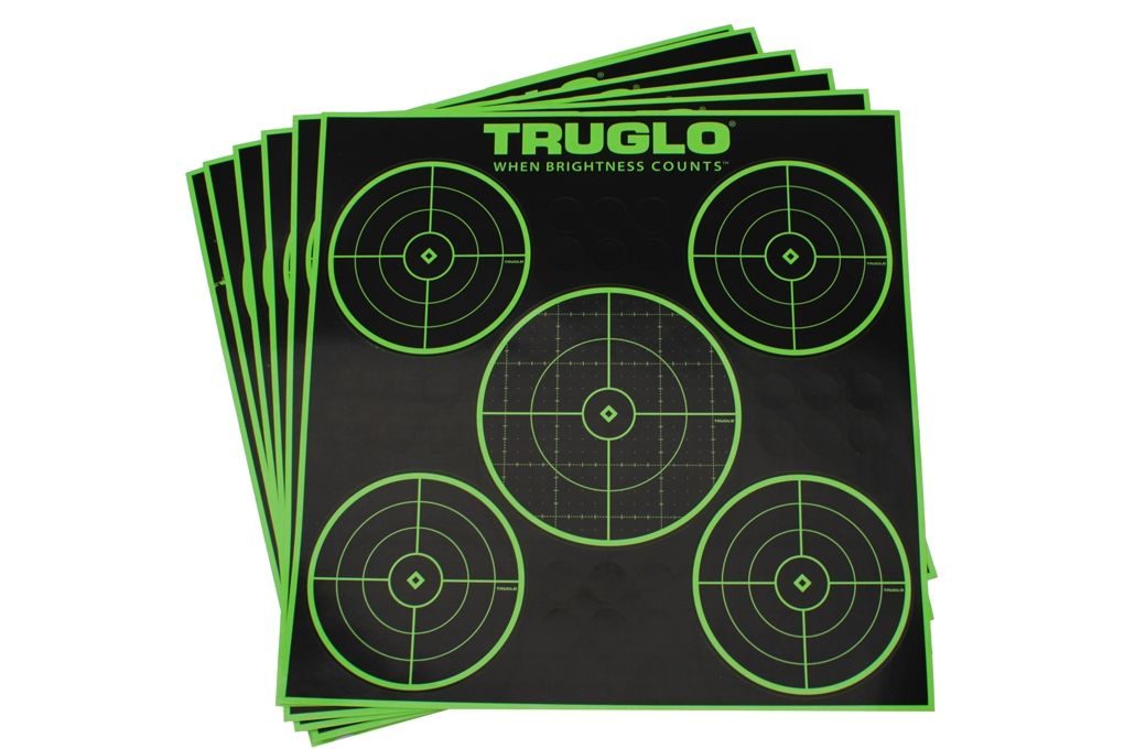 TruGlo Target 5-Bull 12X12, 6 Pack, TG-TG11A6-img-0