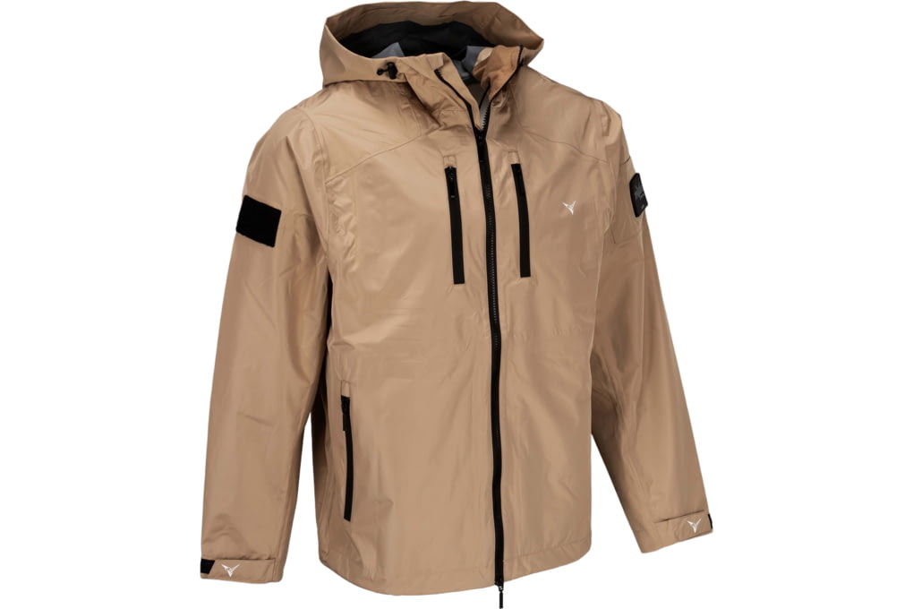 TRYBE Tactical Packable Rain Jacket - Men's, Coyote Tan, 3XL, PRJCT-3XL-img-1