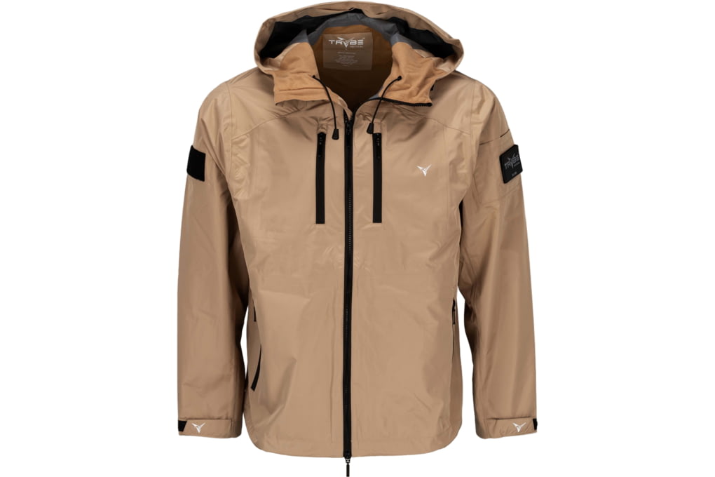 TRYBE Tactical Packable Rain Jacket - Men's, Coyote Tan, 3XL, PRJCT-3XL-img-2