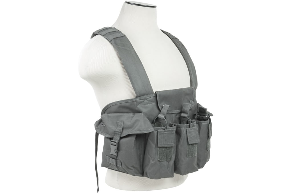 VISM AK Chest Rig, Urban Gray, 10.5in. W x 1.5in. -img-1