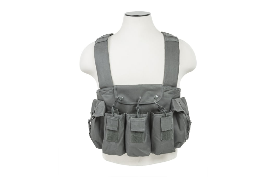 VISM AK Chest Rig, Urban Gray, 10.5in. W x 1.5in. -img-0