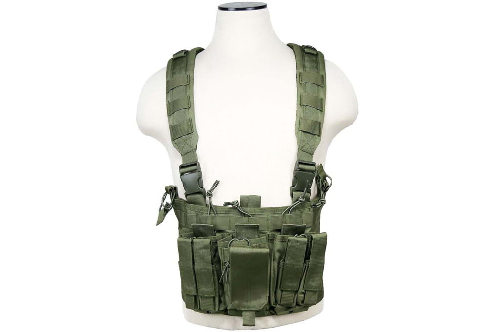 VISM AR & Pistol Mags Chest Rig, Green, CVARPCR303-img-0