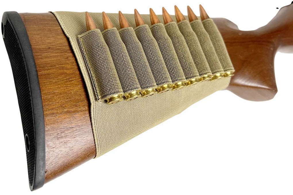 VISM ButtStock Rifle Cartridge Holder, Tan, CVSRC2-img-0