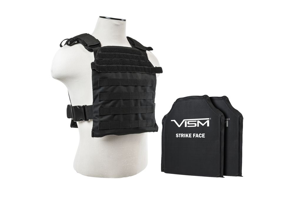 Vism Fast Plate Carrier w/2 10x12in Level IIIA Sho-img-0