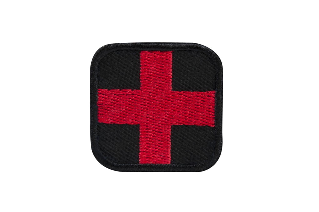 Vism First Aid Patch 1.5x1.5, Hook Fastener Backin-img-0