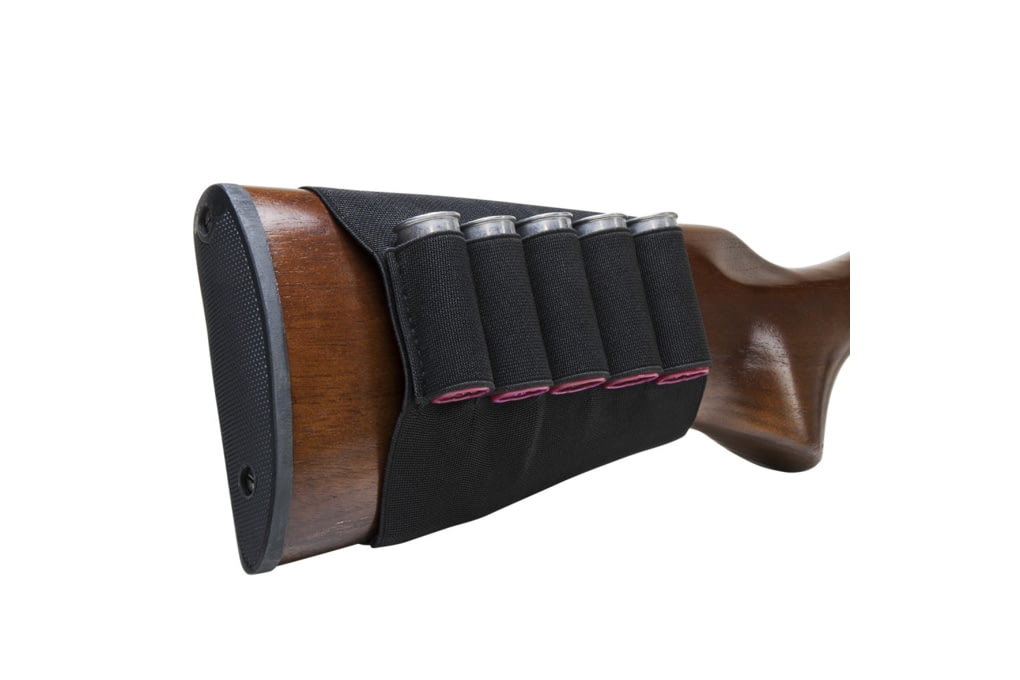 Vism Shotgun Stock Shell Pouch, Black, CVSSG2994B-img-0