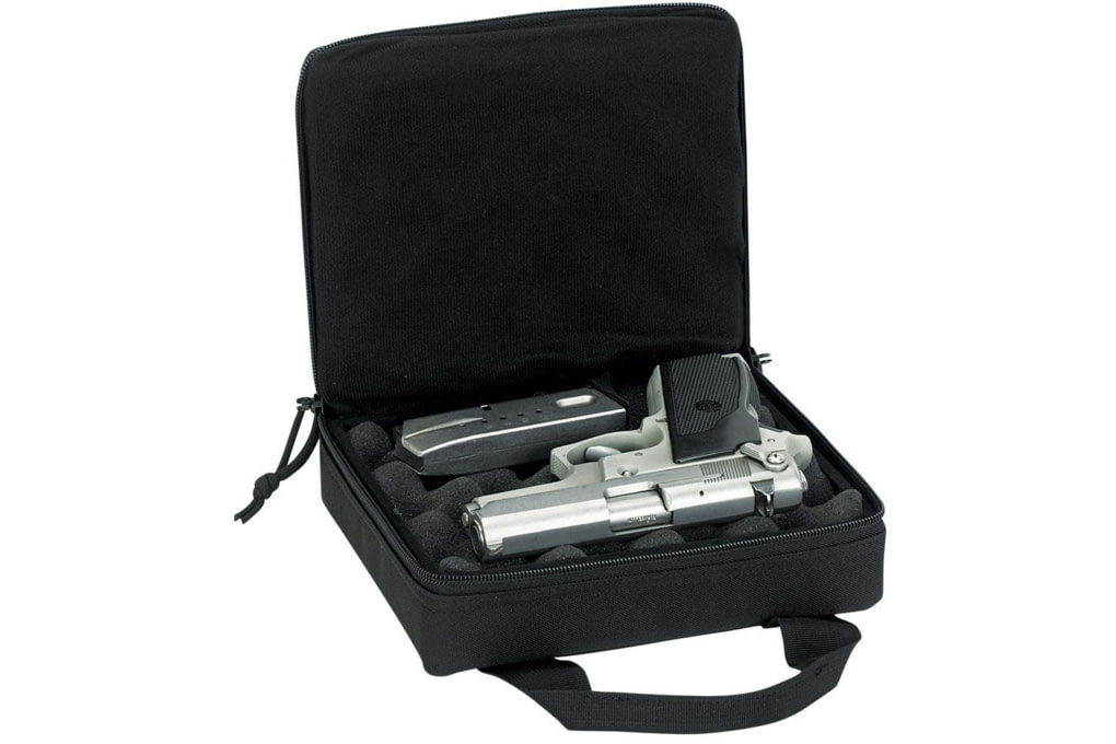 Voodoo Tactical Hard Sided Pistol Case, Double, Bl-img-1