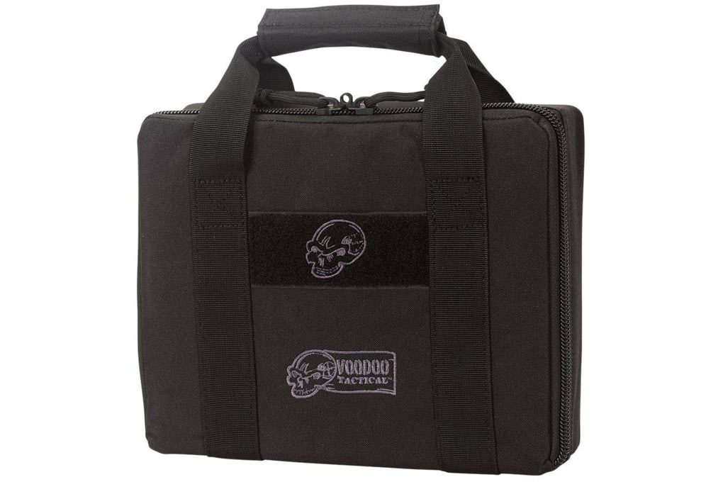 Voodoo Tactical Hard Sided Pistol Case, Double, Bl-img-0
