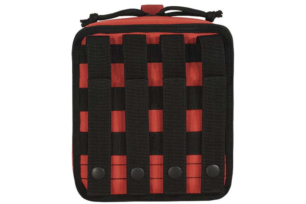 Voodoo Tactical MOLLE Rip-Away Medic Pouch, Red, 1-img-1