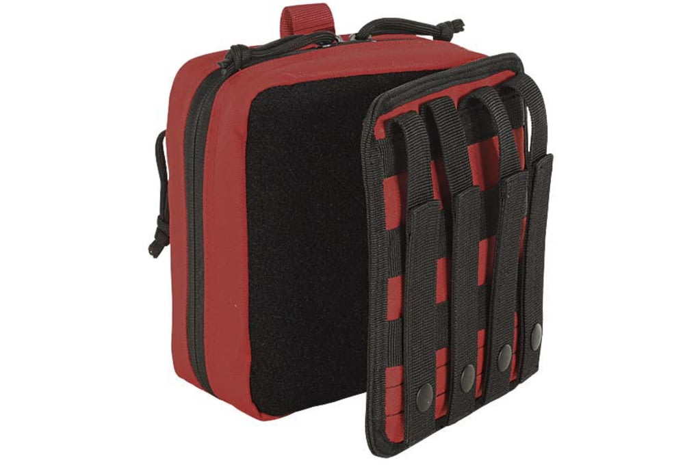 Voodoo Tactical MOLLE Rip-Away Medic Pouch, Red, 1-img-2