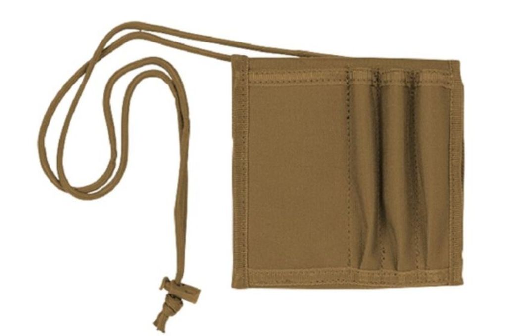 Voodoo Tactical Neck Pouch, Coyote, 20-0115007000-img-0