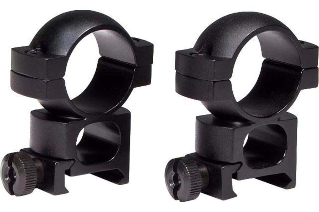 Vortex 1-inch Rifle Scope Rings, High, Picatinny/Weaver, Set of 2, Black-img-0