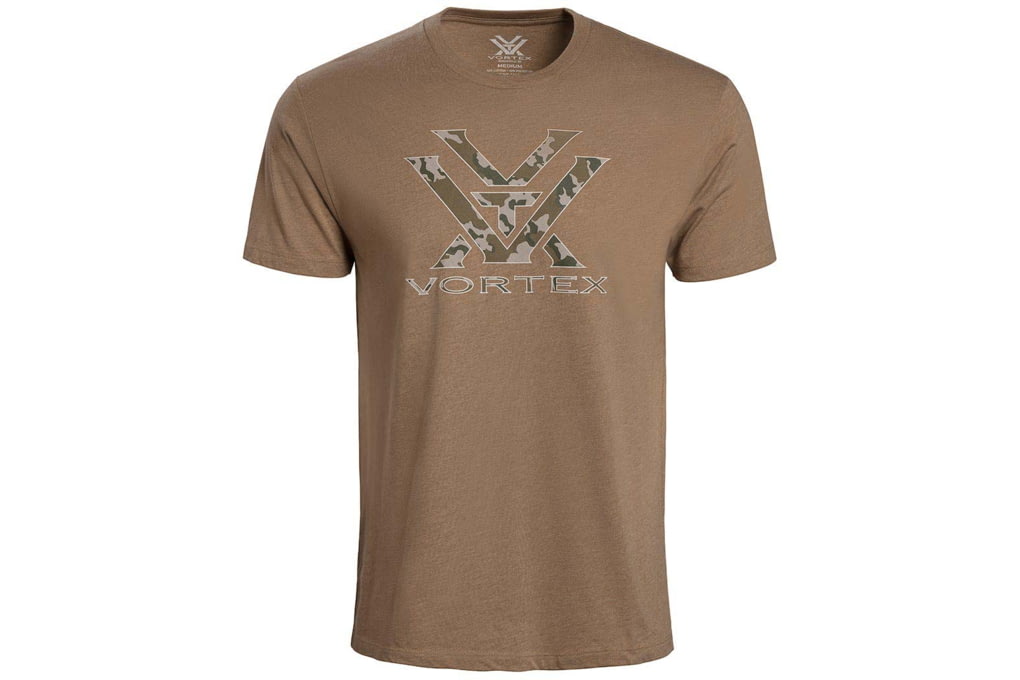 Vortex Camo Logo Short Sleeve T-Shirts - Men's, Co-img-0