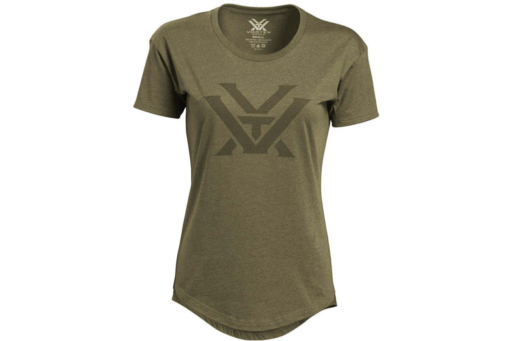 Vortex Core Logo SS T-Shirt - Women's, Large, Mili-img-0