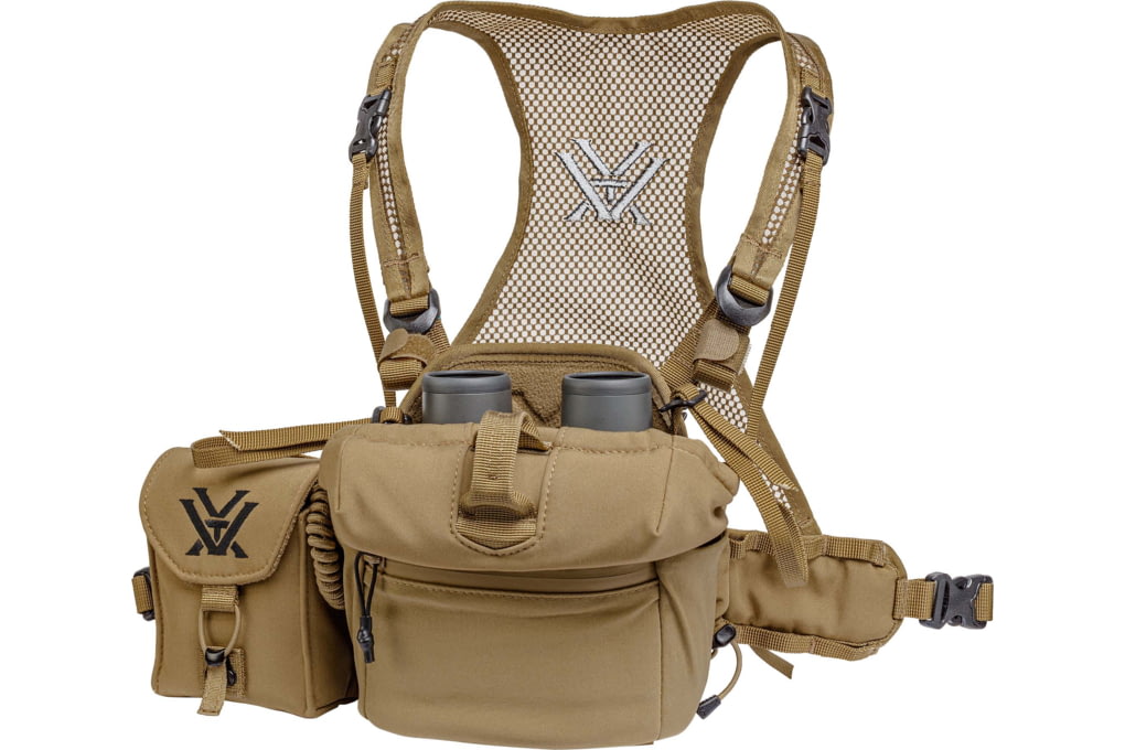 Vortex GlassPak Pro Binocular Harness, Tan, Small, 7.3in, 14.2oz, P600-S-img-1