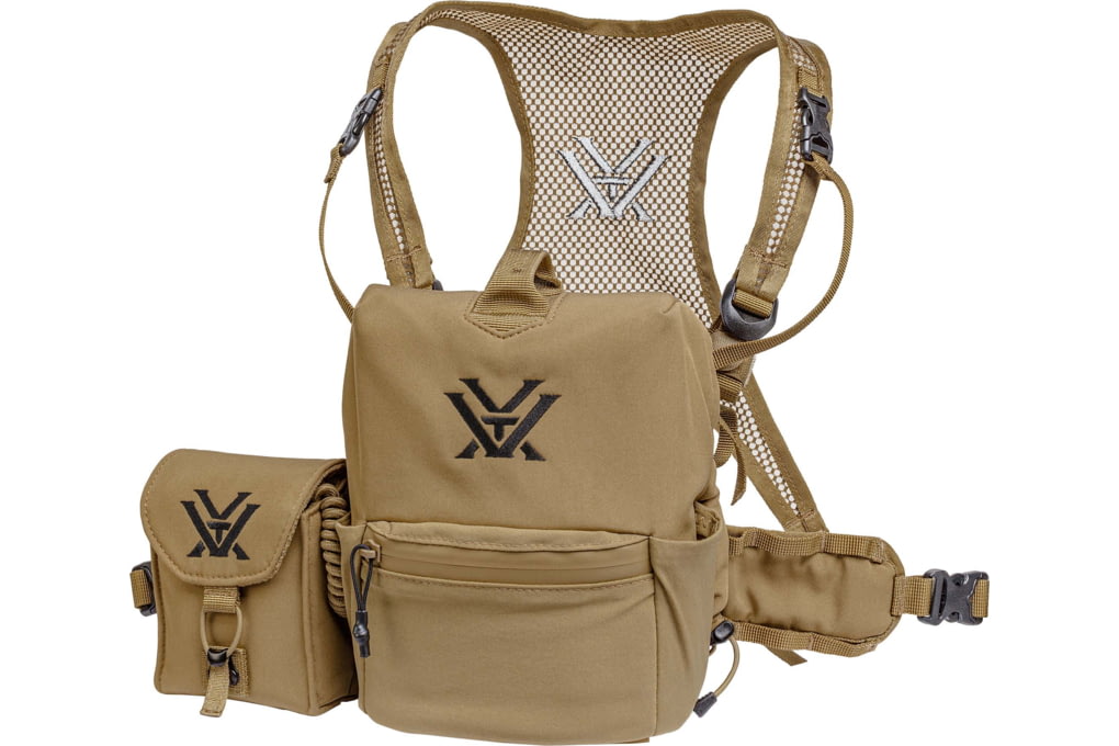 Vortex GlassPak Pro Binocular Harness, Tan, Small, 7.3in, 14.2oz, P600-S-img-0