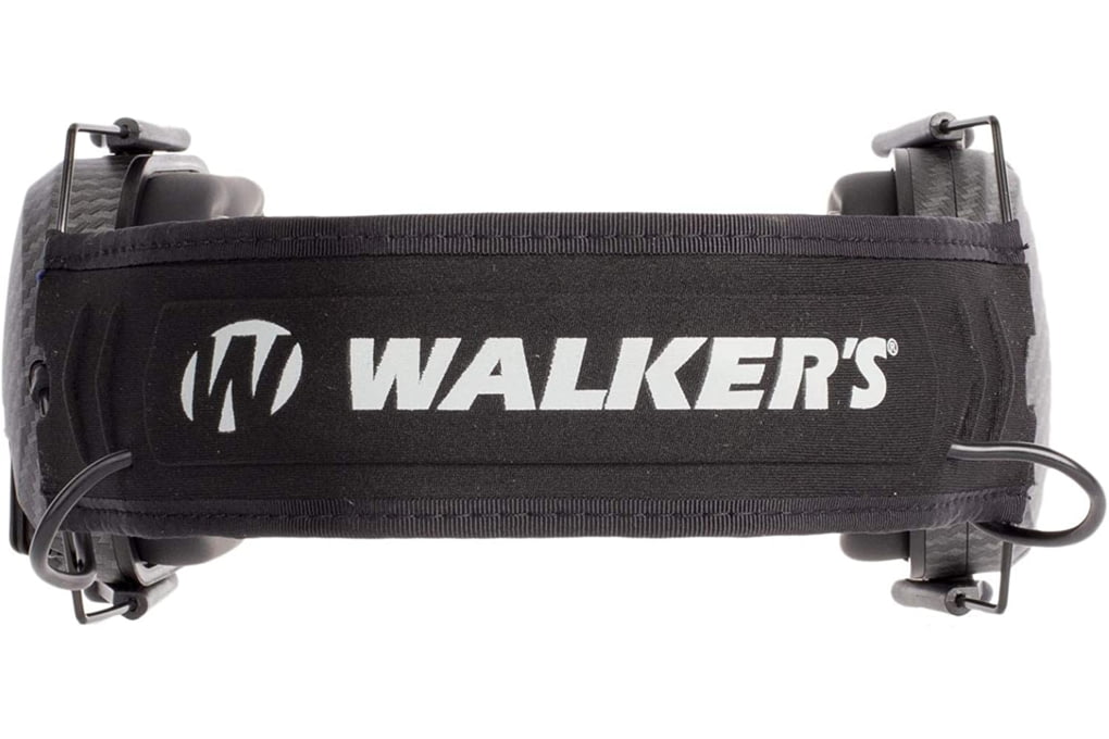 Walkers Razor Slim Shooter Folding Electronic Ear Muff, 23 dB NRR, Carbon-img-2
