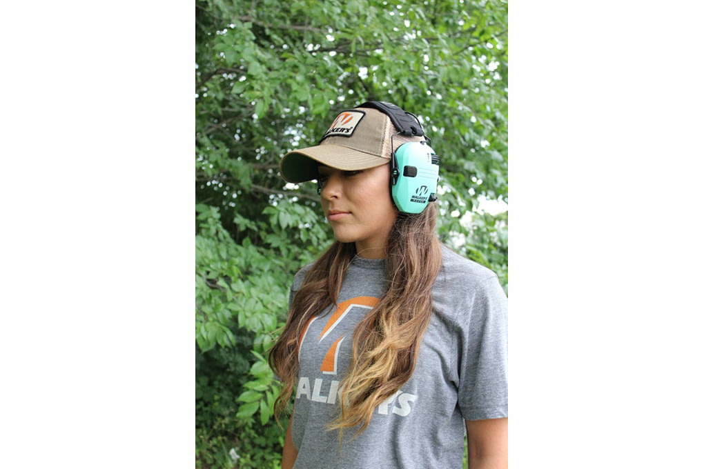 Walkers Razor Slim Shooter Folding Electronic Ear Muff, 23 dB NRR, Light-img-1