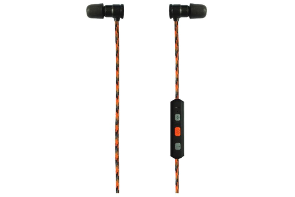 Walkers Flexible Bluetooth Neckband Ear Buds, 30 dB NRR, Orange, GWP-RP-BT-img-0