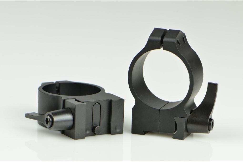 Warne Maxima Steel Rings, 30mm, Tikka Grooved Receiver, QD, Medium - Matte-img-1