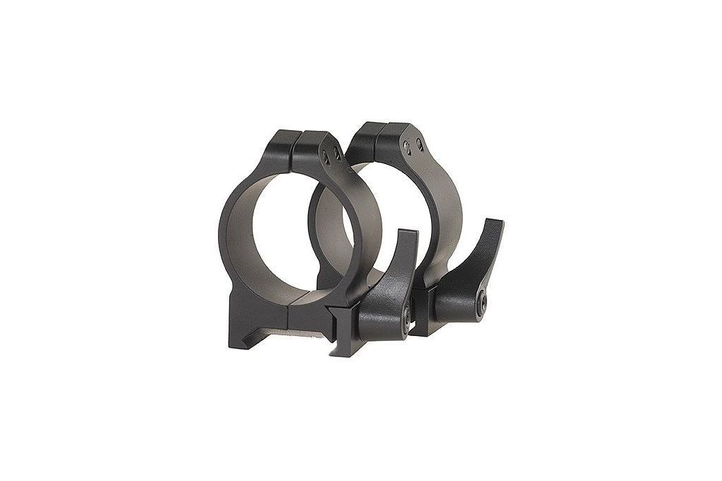 Warne Maxima Steel Rings, 30mm, Weaver/Picatinny, QD, High - Matte 215LM-img-0