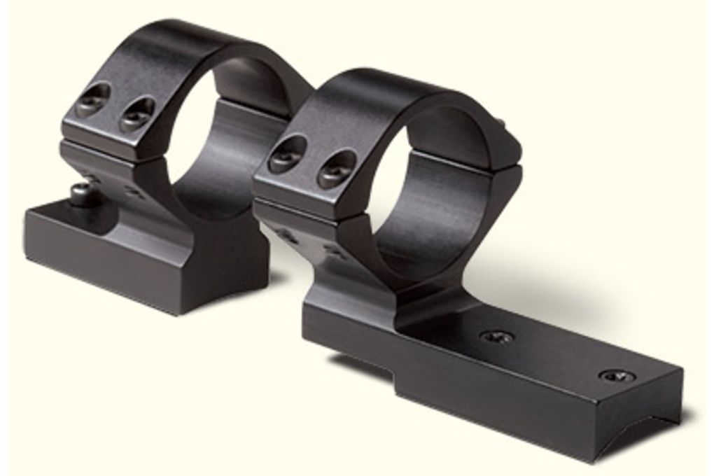 Weatherby Vanguard Mount with Rings, Low, 1 in, Bl-img-0