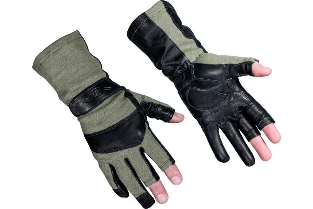 Wiley X Aries Flight Gloves, Foliage Green, Large,-img-0