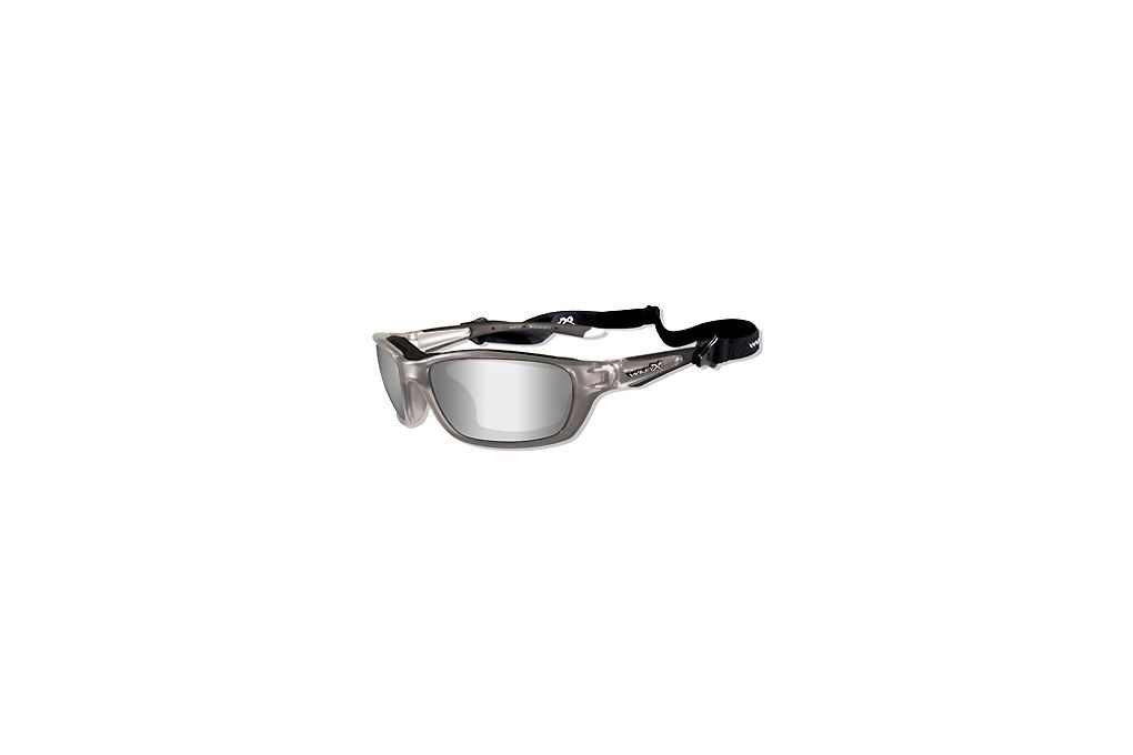 Wiley X Brick Sunglasses - Silver Flash w/Smoke Gr-img-0