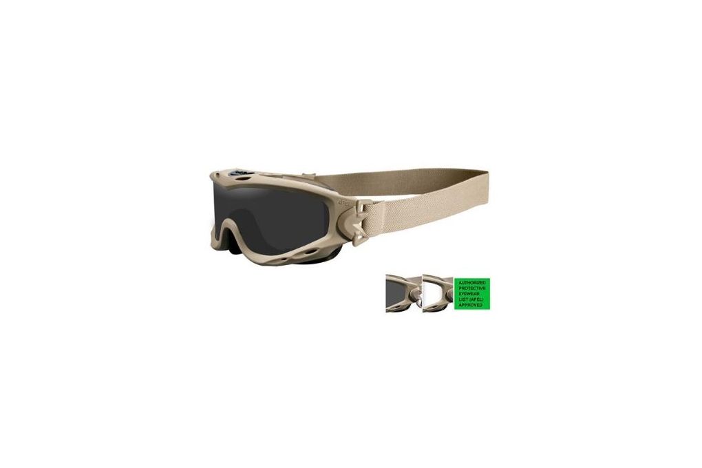 Wiley X Spear Goggle - APEL Approved, 2 Lens - Smo-img-0