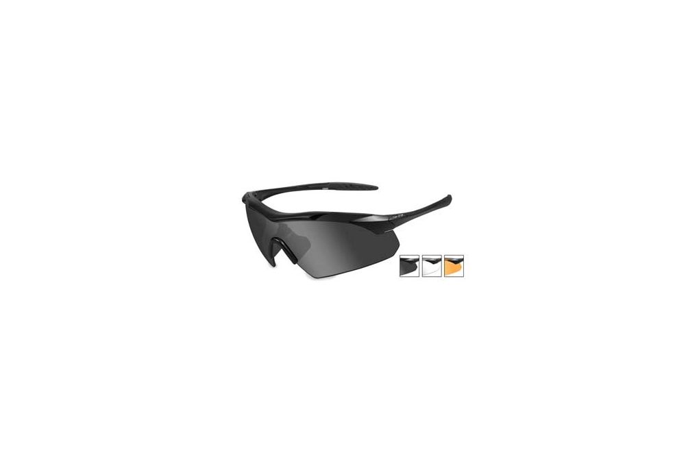 Wiley X Vapor Safety Sunglasses, 3 Lens Package, 1-img-0