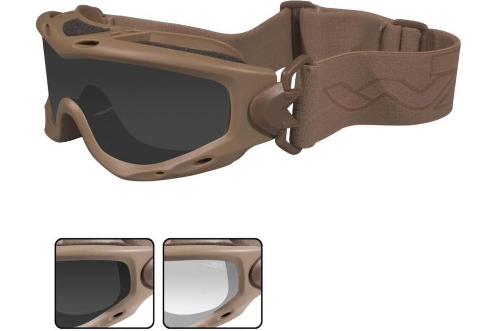 Wiley X Spear Goggle - 2 Lens - Smoke Grey,Clear L-img-0