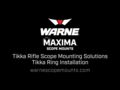 Warne Tikka Scope Mounting Solutions