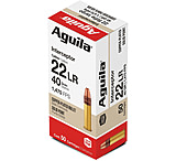 Image of Aguila Ammunition Interceptor .22LR 1470fps. 40 Grain Lead Round Nose Brass Case Ammunition