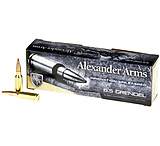 Alexander Arms Loaded .6.5 Grendel 129 Grain Hornady SST Centerfire Rifle Ammunition, 20, SBT