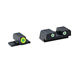 Image of Ameriglo Tritium Front/Rear Combo Sights Green Dot White Outline Rear And Green Dot LumiLime Outline Front For SIG #8 SG-743