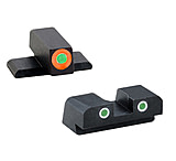 Image of Ameriglo Tritium Front/Rear Combo Sights Green Dot White Outline Rear And Green Dot Orange Outline Front For Springfield XD/XDM/XDS XD-741