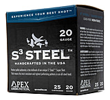 Image of Apex Ammunition Waterfowl S3 Steel 20 Gauge 1 oz 3'' 2 Shot Shotgun Ammunition