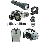 Image of Armasight BNVD-40 1x27mm Pinnacle Gen 3 IIT, Dual Channel Night Vision Binoculars, 40 Degree FOV, Gray