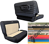 Image of Bartact Jeep TJ Seat Covers Rear Bench 2003-2006 Wrangler TJ Tactical