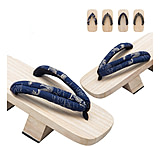 Image of Battling Blades Japanese Geta Clogs Two Teeth Wooden Sandals