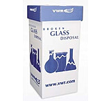 Image of Bel-Art Broken Glass Disposal Carton 246531001 Floor Disposal Box, Pack of 6