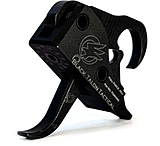 Black Talon Tactical Adjustable Curved Bow Calibrated Drop in AR Trigger, 2.5-5.25 lb, Black, 106001001